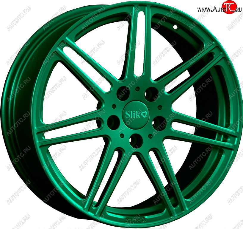 35 499 р. Кованый диск Slik PREMIUM L-828 8.5x18   (Candy изумрудно-зеленый (Candy Green))  с доставкой в г. Пермь
