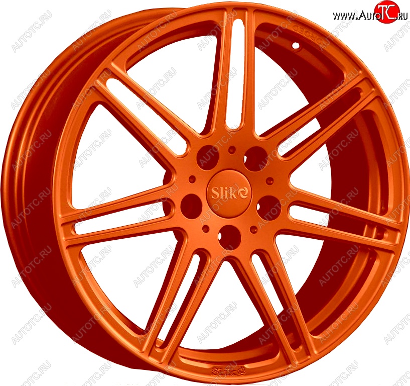 35 499 р. Кованый диск Slik PREMIUM L-828 8.5x18   (Ярко оранжевый (ORANGE))  с доставкой в г. Пермь