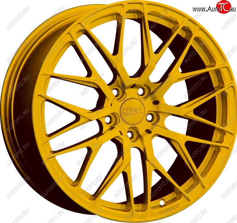 35 499 р. Кованый диск Slik PREMIUM L-829 8.0x18   (Ярко желтый RAL1021 (YELLOW))  с доставкой в г. Пермь