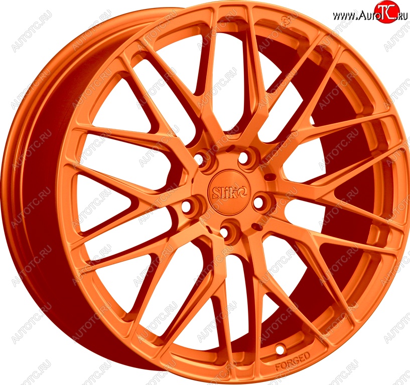 35 499 р. Кованый диск Slik PREMIUM L-829 8.0x18   (Ярко оранжевый (ORANGE))  с доставкой в г. Пермь