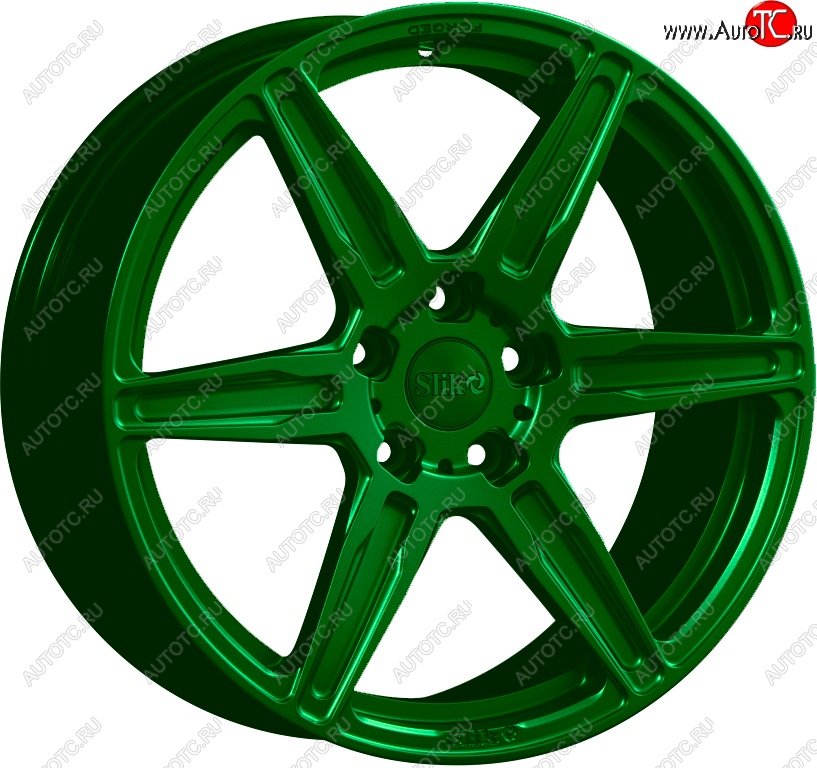 35 499 р. Кованый диск Slik PREMIUM L-831 8.0x18   (Зеленый (GREEEN))  с доставкой в г. Пермь