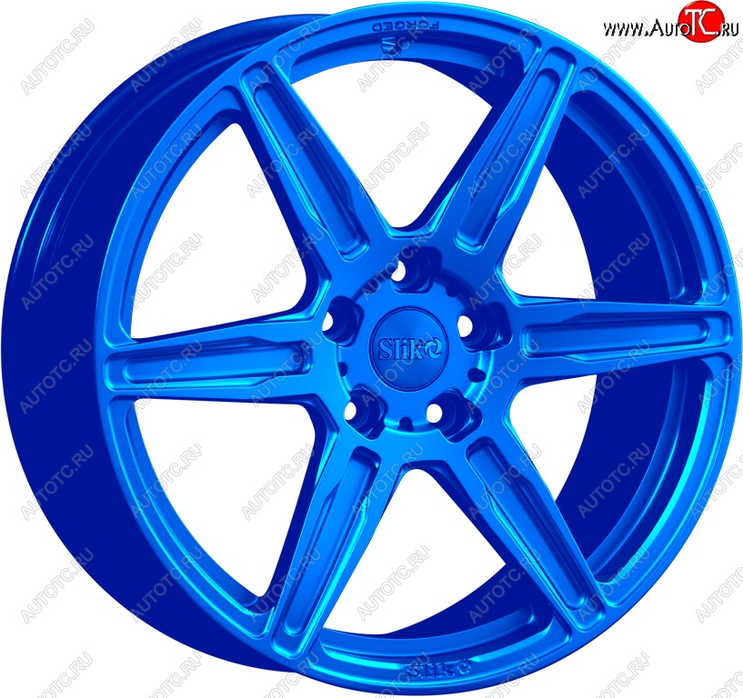 35 499 р. Кованый диск Slik PREMIUM L-831 8.0x18   (Candy синий (Candy BLUE))  с доставкой в г. Пермь