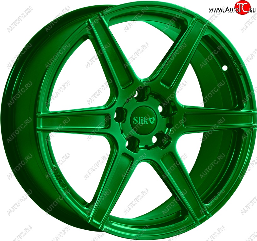 35 499 р. Кованый диск Slik PREMIUM L-832 8.0x18   (Зеленый (GREEEN))  с доставкой в г. Пермь