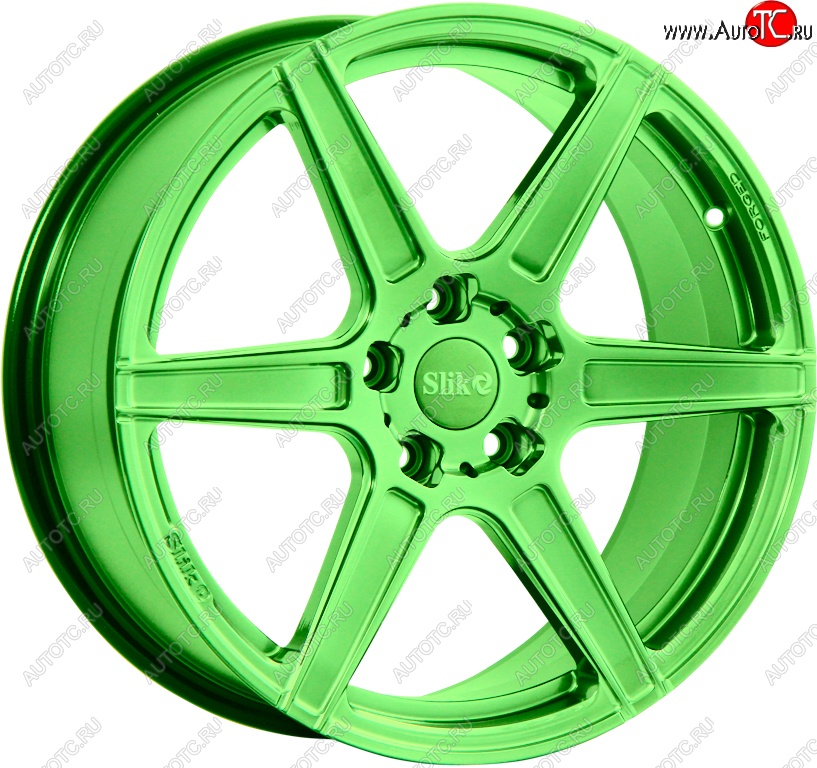 35 499 р. Кованый диск Slik PREMIUM L-832 8.5x18   (RAL 6038 ярко-зеленый (6038))  с доставкой в г. Пермь