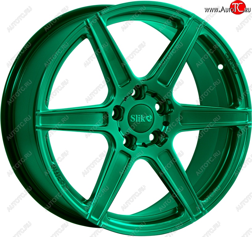35 499 р. Кованый диск Slik PREMIUM L-832 8.5x18   (Candy изумрудно-зеленый (Candy Green))  с доставкой в г. Пермь