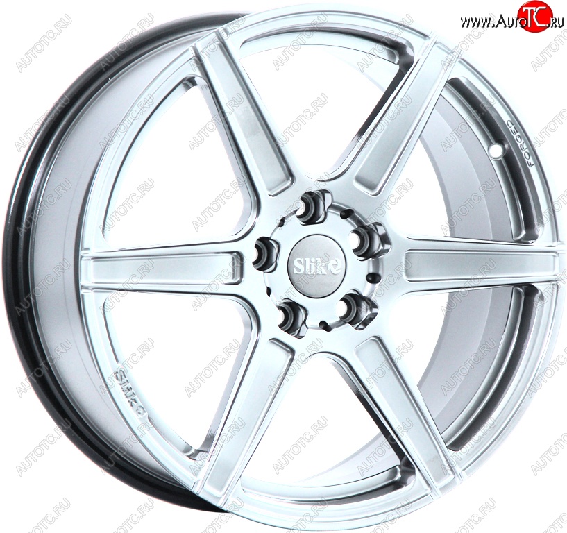 33 199 р. Кованый диск Slik PREMIUM L-832 8.5x18   (Ярко блестящее серебро (HPB))  с доставкой в г. Пермь