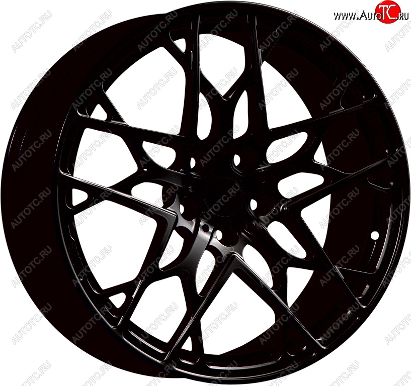 35 499 р. Кованый диск Slik PREMIUM L-834 8.5x18   (Черный глянцевый (BK))  с доставкой в г. Пермь