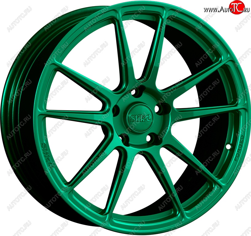 43 319 р. Кованый диск Slik PREMIUM L-904 8.5x19   (Candy изумрудно-зеленый (Candy Green))  с доставкой в г. Пермь