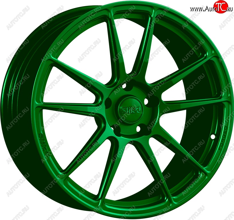 44 999 р. Кованый диск Slik PREMIUM L-904 9.0x19   (Зеленый (GREEEN))  с доставкой в г. Пермь