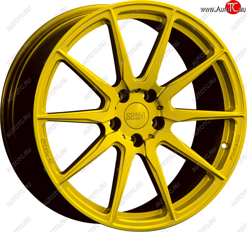 43 319 р. Кованый диск Slik PREMIUM L-915 8.5x19   (Candy ярко-желтый (Candy YELLOW))  с доставкой в г. Пермь
