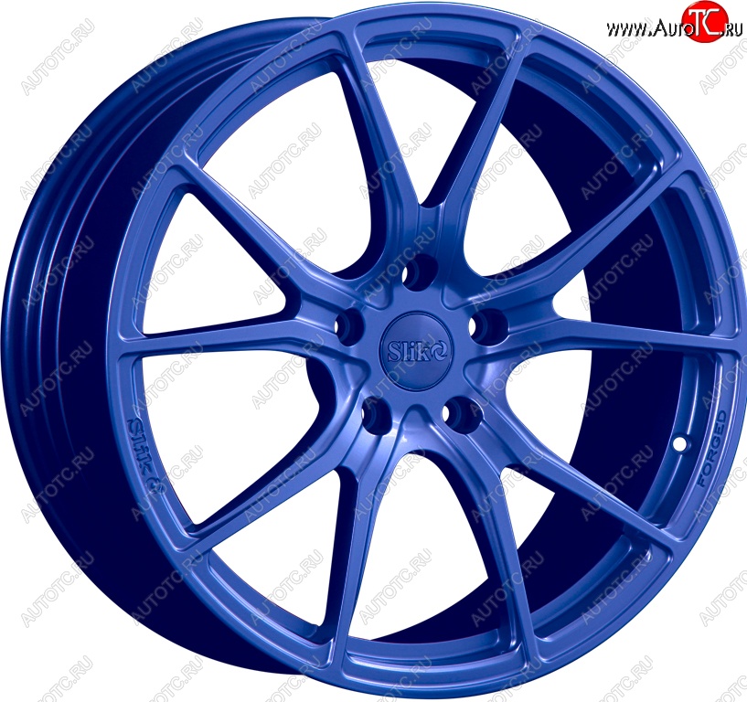 43 319 р. Кованый диск Slik PREMIUM L-916 8.5x19   (Синий (BLUE))  с доставкой в г. Пермь