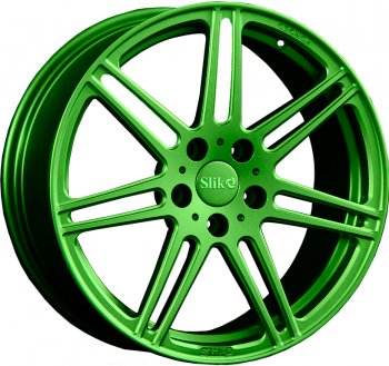 Кованый диск Slik PREMIUM L-917 8.5x19  (RAL 6038 ярко-зеленый (6038))