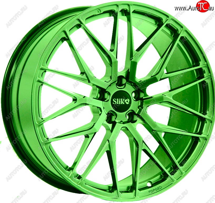 44 999 р. Кованый диск Slik PREMIUM L-918 9.0x19   (RAL 6038 ярко-зеленый (6038))  с доставкой в г. Пермь
