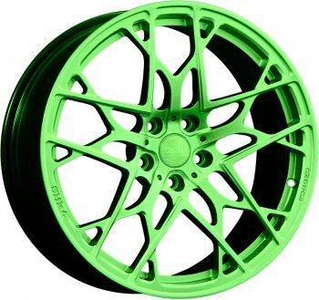 Кованый диск Slik PREMIUM L-934 8.5x19  (RAL 6038 ярко-зеленый (6038))
