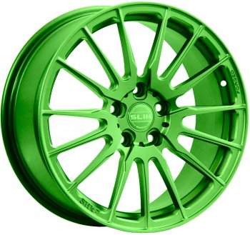 Кованый диск Slik PREMIUM L-938 8.5x19  (RAL 6038 ярко-зеленый (6038))