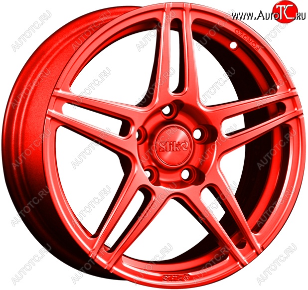 19 449 р. Кованый диск Slik premium R16x6.5 RAL 3026 ярко алый (3026) 6.5x16   (Цвет: 3026)  с доставкой в г. Пермь