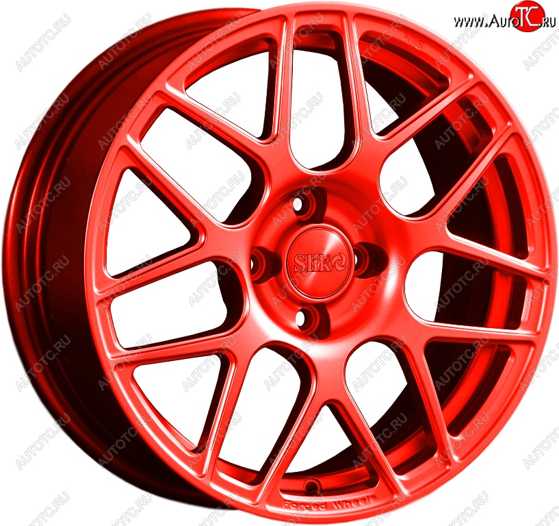19 449 р. Кованый диск Slik premium R16x6.5 Candy алый 6.5x16   (Цвет: Candy алый 6.5x16)  с доставкой в г. Пермь