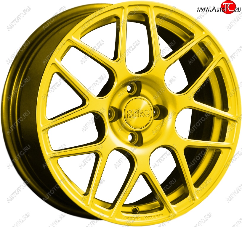 19 449 р. Кованый диск Slik premium R16x6.5 Ярко желтый RAL 1021 (YELLOW) 6.5x16   (Цвет: YELLOW)  с доставкой в г. Пермь