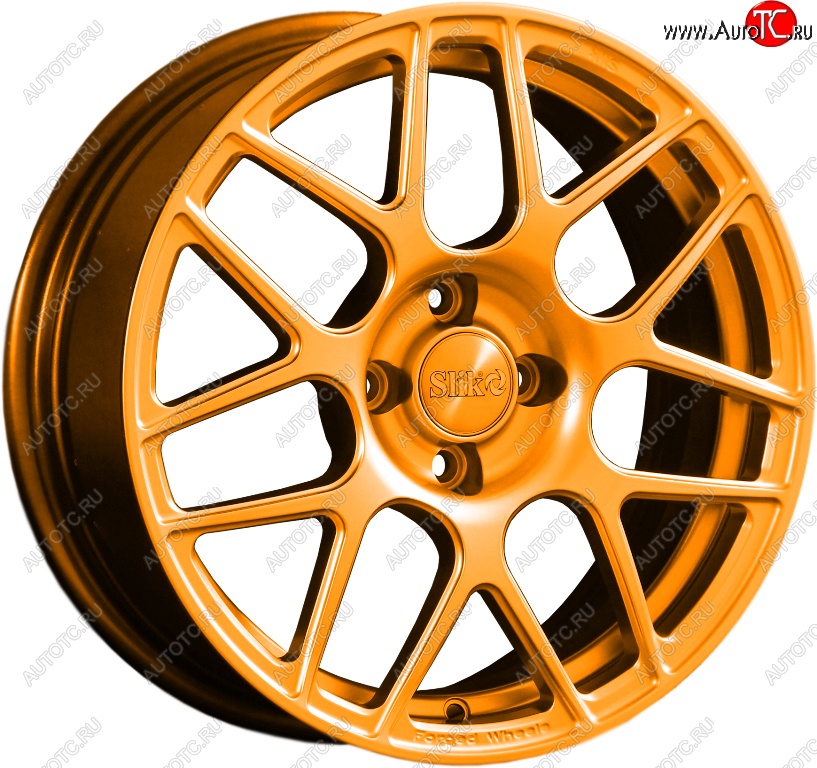 19 449 р. Кованый диск Slik premium R16x6.5 Ярко-оранжевый (ORANGE) 6.5x16   (Цвет: ORANGE)  с доставкой в г. Пермь