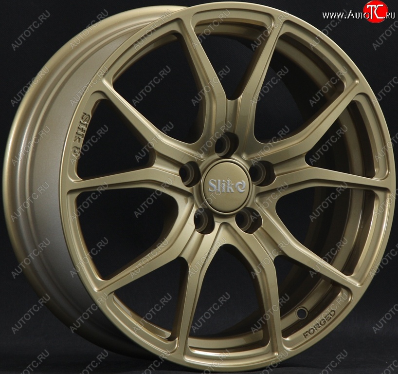 19 449 р. Кованый диск Slik premium R16x6.5 Золотой (G) 6.5x16 Hyundai I40 1 VF дорестайлинг седан (2011-2015) 5x114.3xDIA67.1xET46.0 (Цвет: G)
