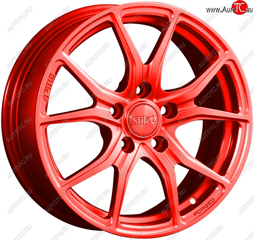 19 449 р. Кованый диск Slik premium R16x6.5 Candy алый 6.5x16   (Цвет: Candy алый 6.5x16)  с доставкой в г. Пермь