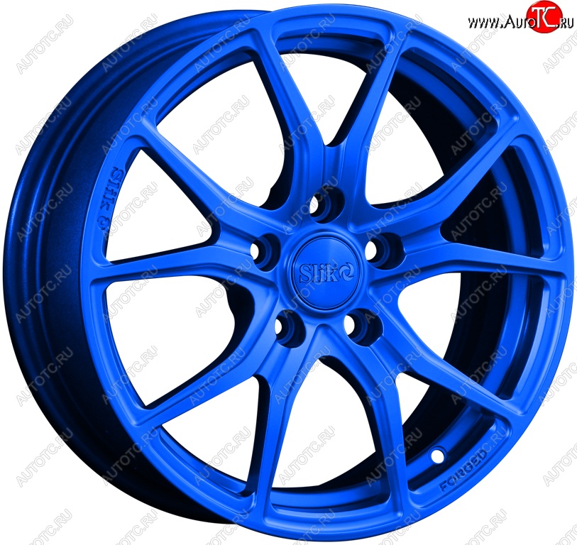 19 449 р. Кованый диск Slik premium R16x6.5 Candy BLUE синий 6.5x16   (Цвет: Candy BLUE синий 6.5x16)  с доставкой в г. Пермь