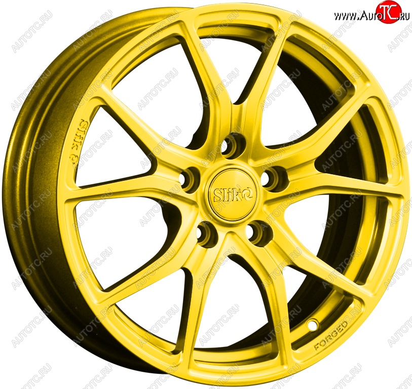 19 449 р. Кованый диск Slik premium R16x6.5 Ярко желтый RAL 1021 (YELLOW) 6.5x16   (Цвет: YELLOW)  с доставкой в г. Пермь