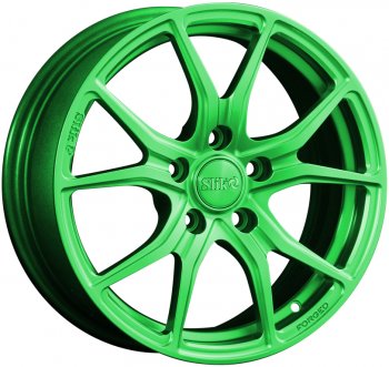 Кованый диск Slik premium R16x6.5 RAL 6038 ярко зеленый (6038) 6.5x16  (Цвет: 6038)