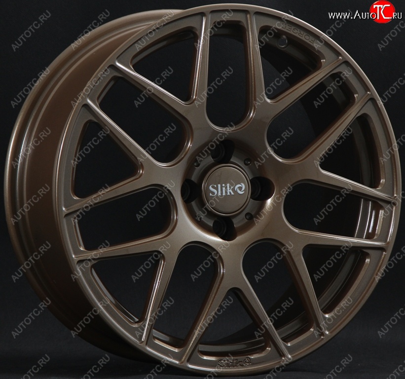 25 999 р. Кованый диск Slik premium R17x7.5 Коньячная бронза. Глянец (BRZCGN) 7.5x17   (Цвет: BRZCGN)  с доставкой в г. Пермь