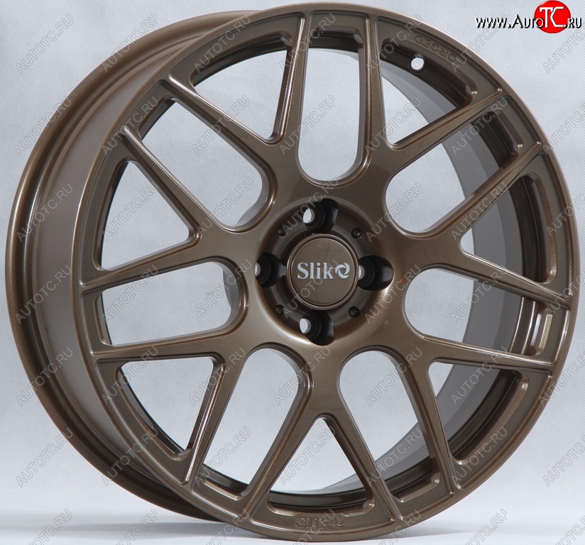 25 999 р. Кованый диск Slik premium R17x7.5 Коньячная бронза. Матовый (MBRZCGN) 7.5x17   (Цвет: MBRZCGN)  с доставкой в г. Пермь