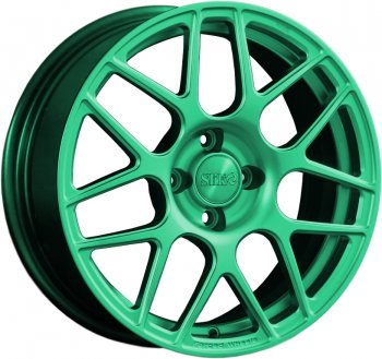 Кованый диск Slik premium R17x7.5 Candy Green изумрудно-зеленый 7.5x17  (Цвет: Candy Green изумрудно-зеленый 7.5x17)