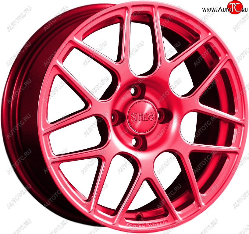 25 999 р. Кованый диск Slik premium R17x7.5 Candy RUBIN рубиновый 7.5x17   (Цвет: Candy RUBIN рубиновый 7.5x17)  с доставкой в г. Пермь