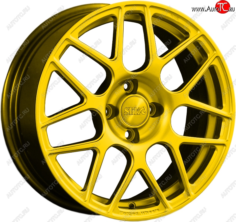 25 999 р. Кованый диск Slik premium R17x7.5 Candy YELLOW ярко-желтый 7.5x17   (Цвет: Candy YELLOW ярко-желтый 7.5x17)  с доставкой в г. Пермь