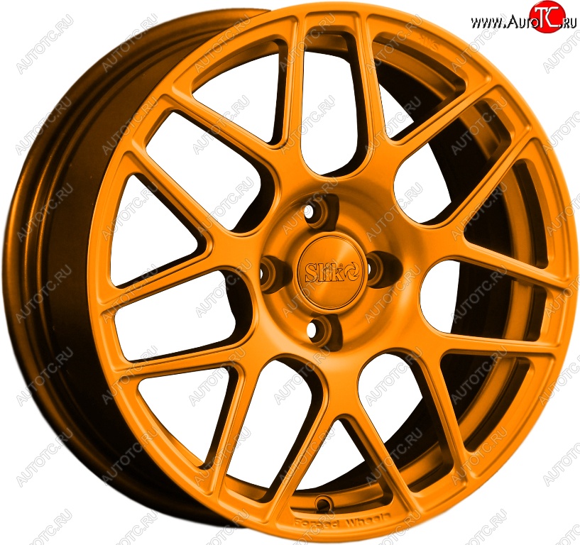 25 999 р. Кованый диск Slik premium R17x7.5 Candy Медно-оранжевый матовый 7.5x17   (Цвет: Candy Медно-оранжевый матовый 7.5x17)  с доставкой в г. Пермь