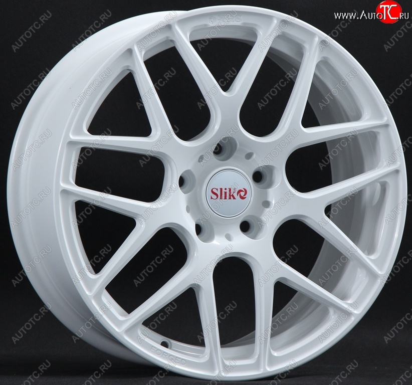 25 999 р. Кованый диск Slik premium R17x7.5 Белый (W) 7.5x17   (Цвет: W)  с доставкой в г. Пермь