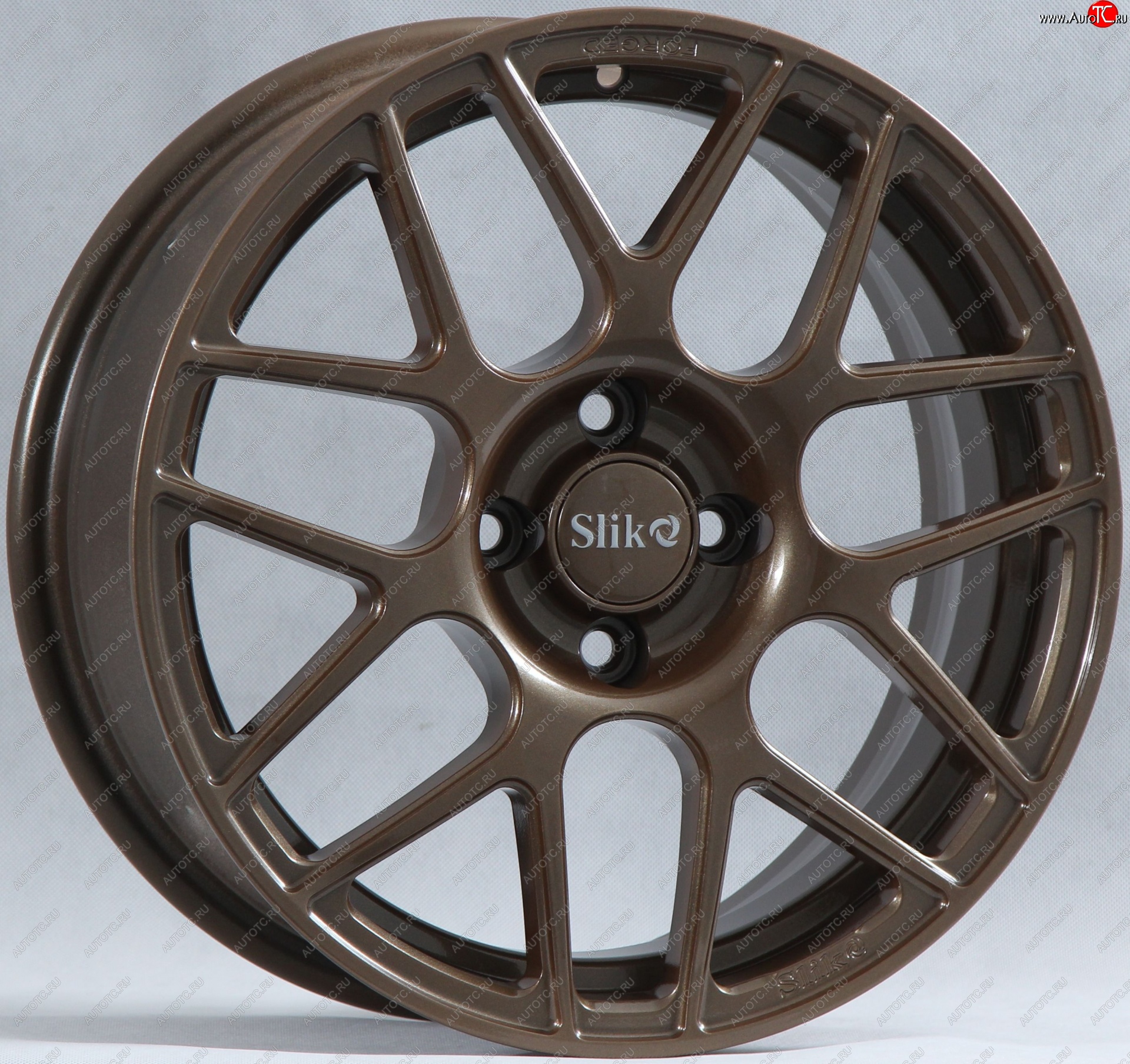25 999 р. Кованый диск Slik premium R17x7.5 Бронза (BRZ) 7.5x17   (Цвет: BRZ)  с доставкой в г. Пермь