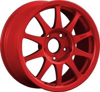 Кованый диск Slik Sport 7x15 (Красный)  (Цвет: Красный)