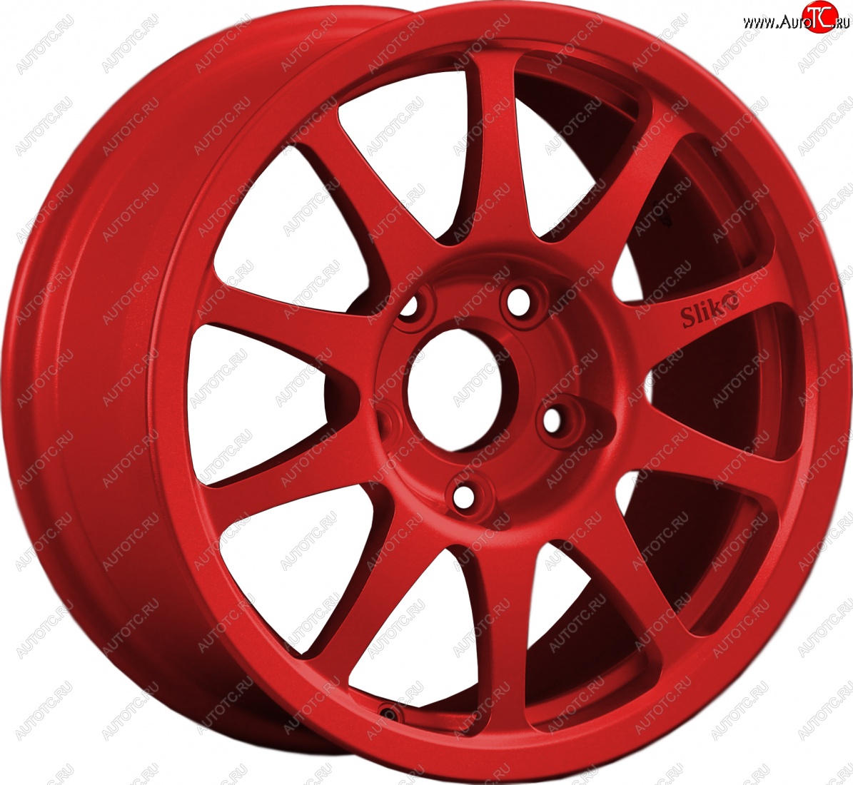 24 899 р. Кованый диск Slik Sport 7x15 (Красный)   (Цвет: Красный)  с доставкой в г. Пермь