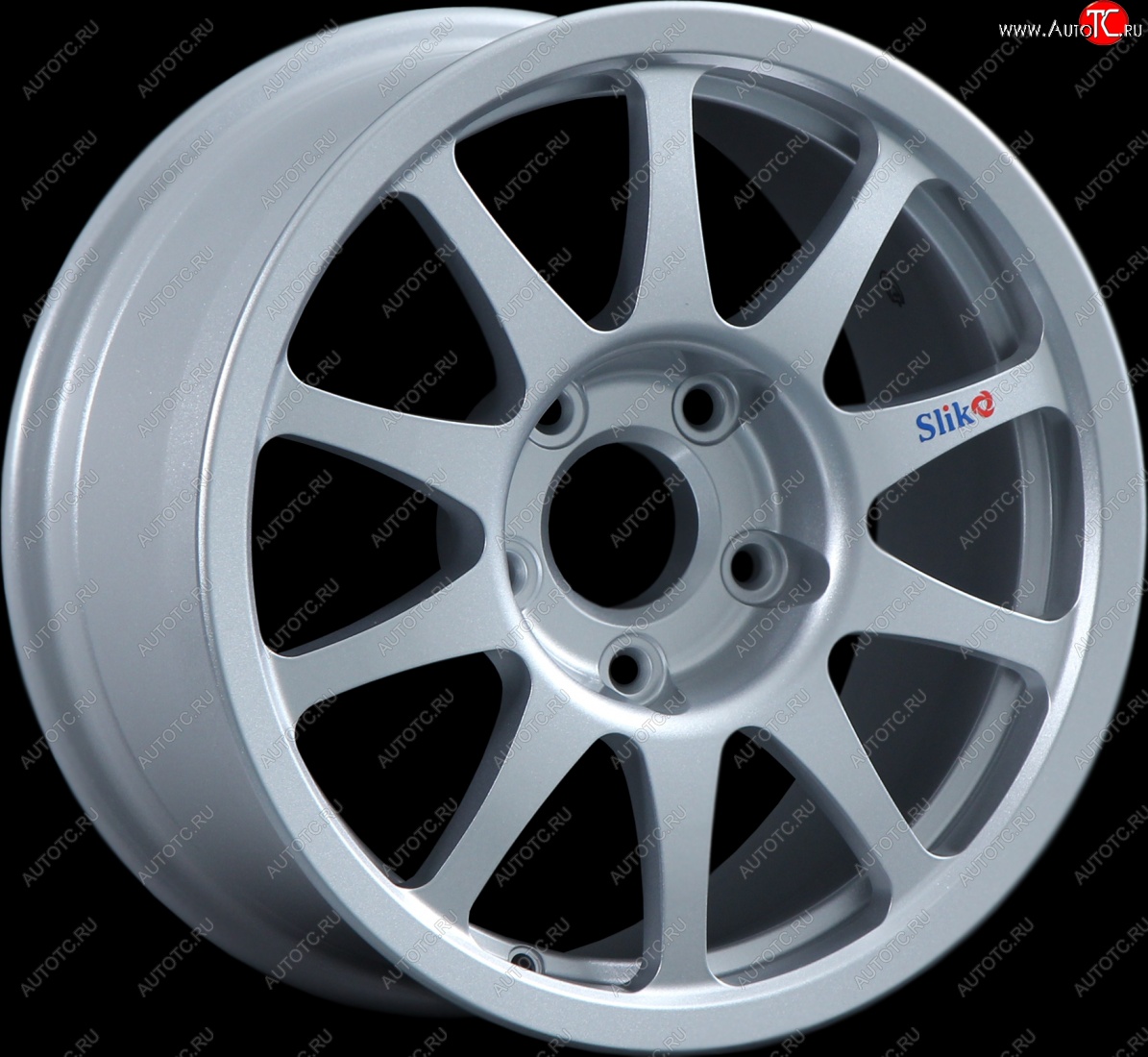 23 399 р. Кованый диск Slik Sport 7x15 (Серебристый светлый)   (Цвет: Серебристый светлый)  с доставкой в г. Пермь