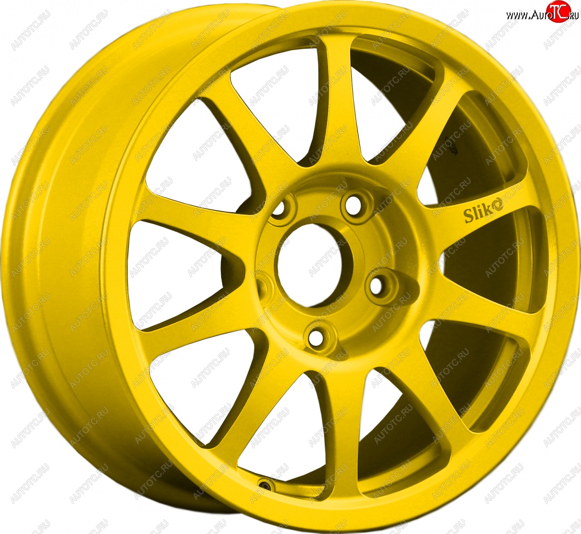 24 899 р. Кованый диск Slik Sport 7x15 (Ярко-желтый RAL 1021)   (Цвет: Ярко-желтый RAL 1021)  с доставкой в г. Пермь