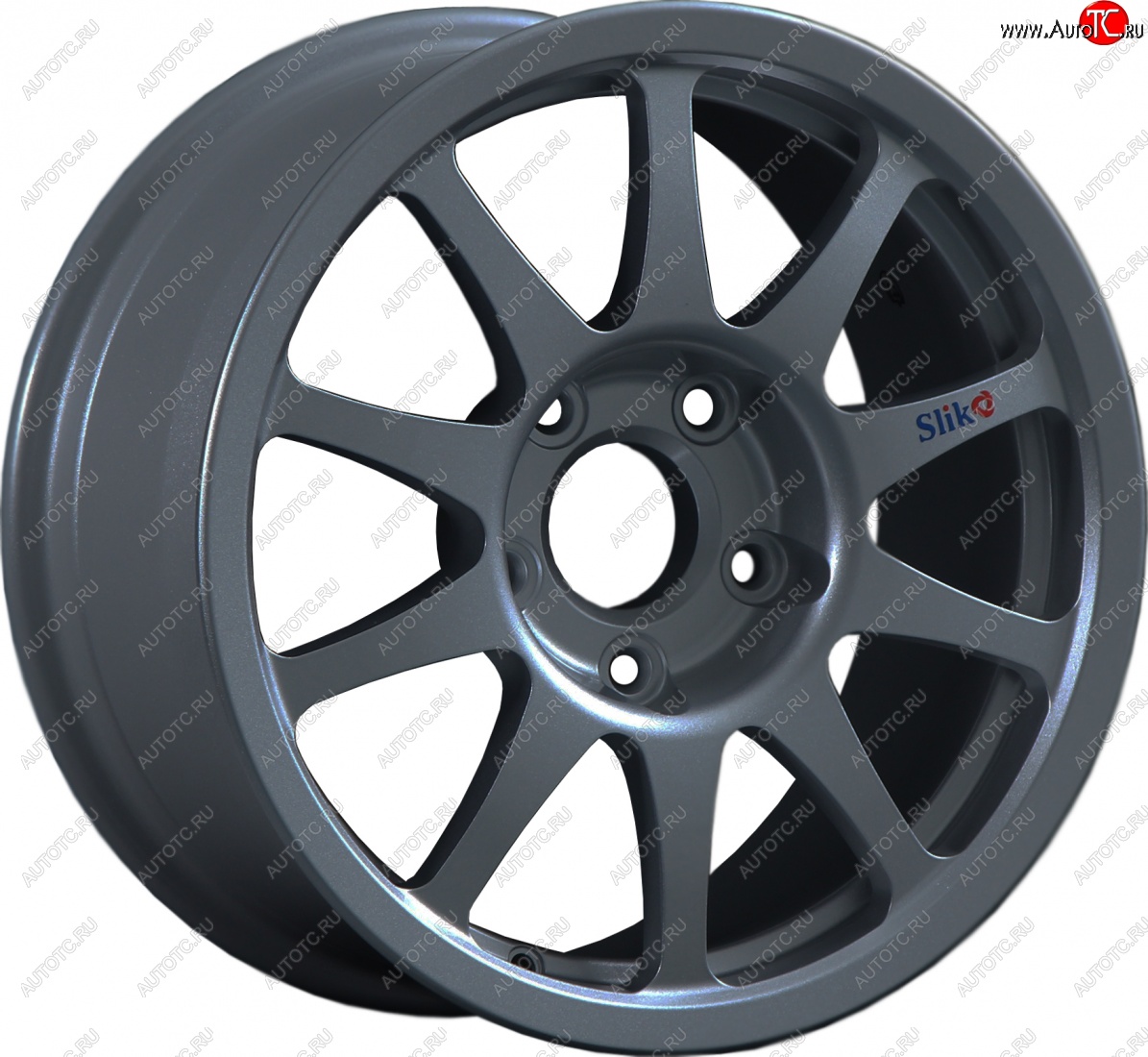 24 899 р. Кованый диск Slik Sport 7x15 (Металлик графит матовый)   (Цвет: Металлик графит матовый)  с доставкой в г. Пермь