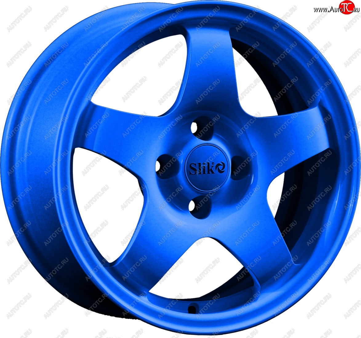 15 249 р. Кованый диск Slik Sport 6.5x15 (Candy синий)   (Цвет: Candy синий)  с доставкой в г. Пермь