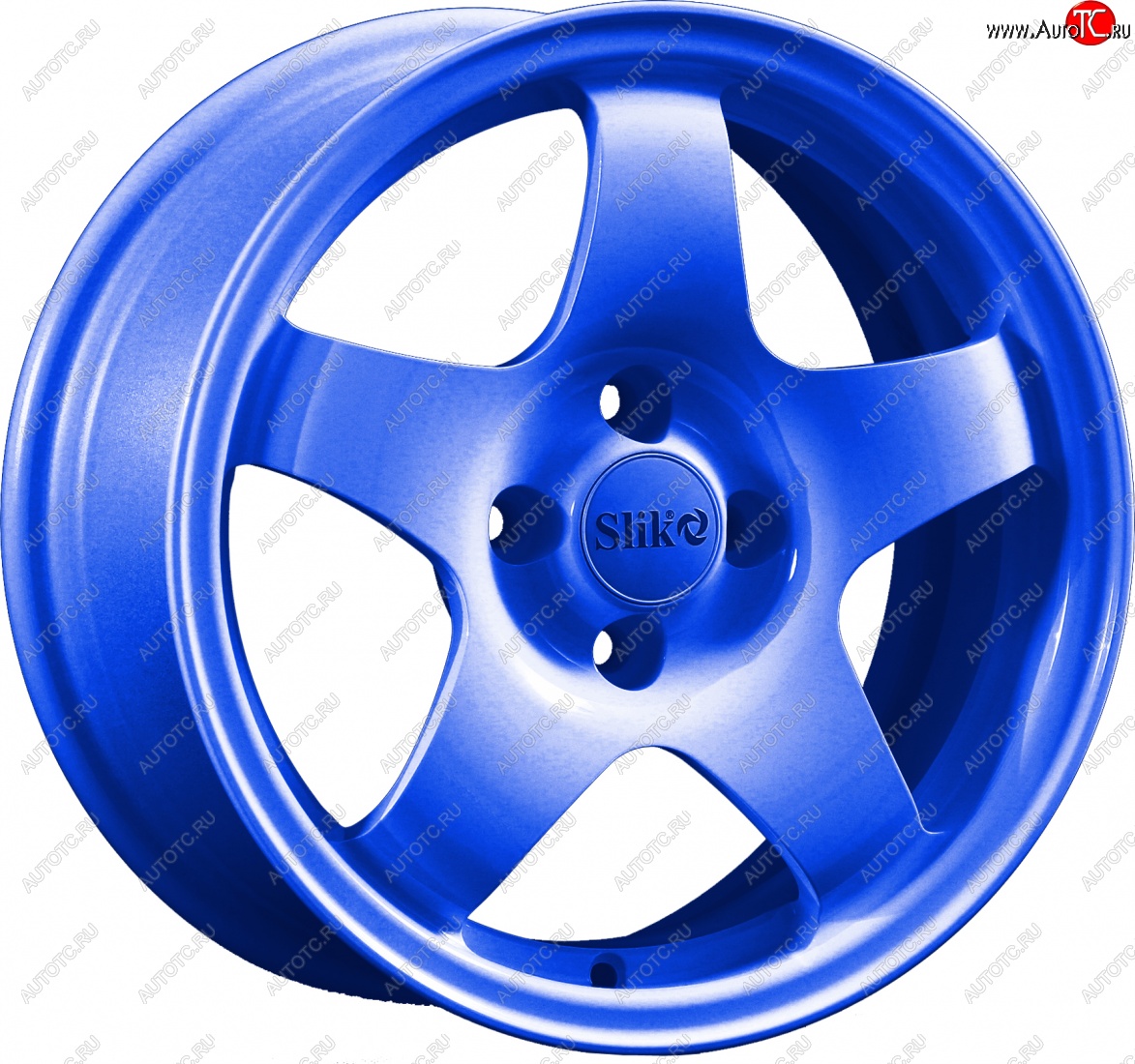 15 249 р. Кованый диск Slik Sport 6.5x15 (Синий)   (Цвет: Синий)  с доставкой в г. Пермь