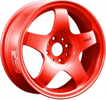 Кованый диск Slik Sport 6.5x15 (Candy алый) 6.5x15/4-5x98-120 D54.1-72.6  (Цвет: Candy алый)