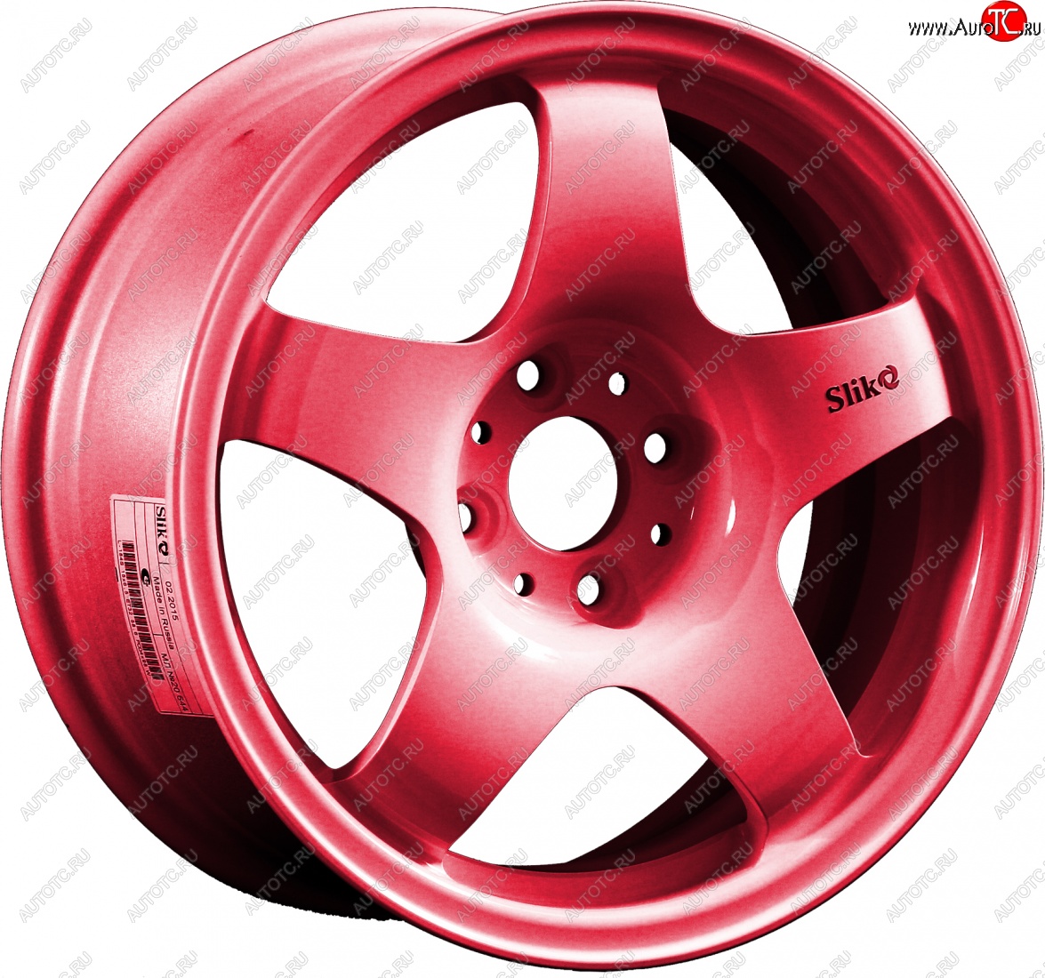 7 899 р. Кованый диск Slik Sport 6.5x15 (Candy рубиновый) 6.5x15/4-5x98-120 D54.1-72.6   (Цвет: Candy рубиновый)  с доставкой в г. Пермь