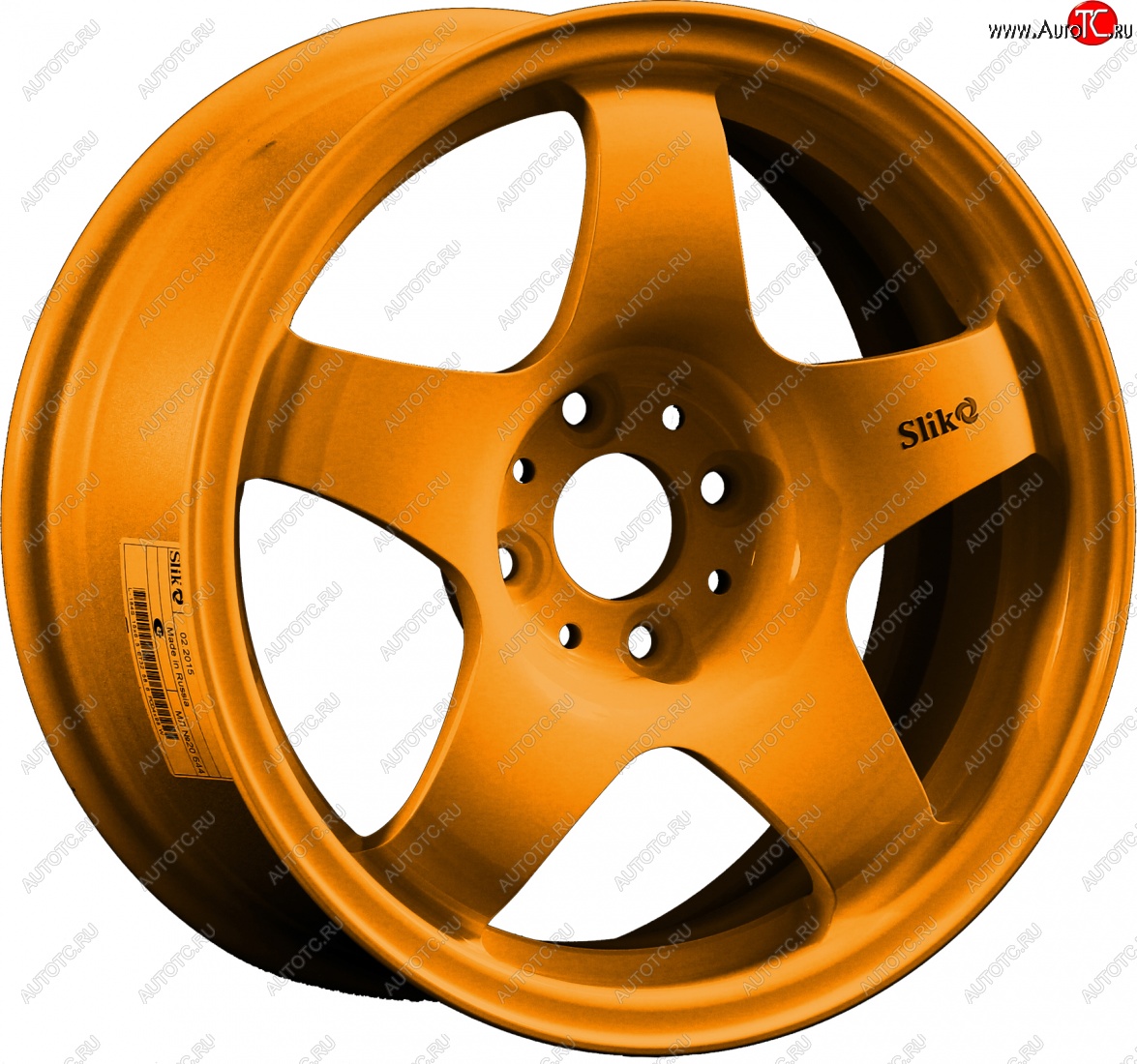 7 899 р. Кованый диск Slik Sport 6.5x15 (Candy медно-оранжевый матовый) 6.5x15/4-5x98-120 D54.1-72.6   (Цвет: Candy медно-оранжевый матовый)  с доставкой в г. Пермь