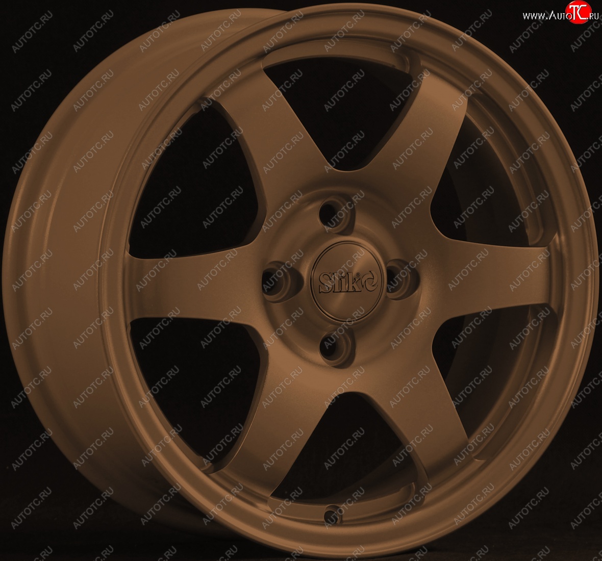 16 949 р. Кованый диск Slik Sport 6.5x15   (Цвет: Металлик коньячная бронза. Глянец)  с доставкой в г. Пермь