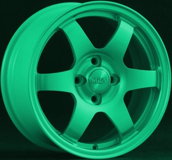 Кованый диск Slik Sport 6.5x15 (Candy изумрудно-зеленый)  (Цвет: Candy изумрудно-зеленый)