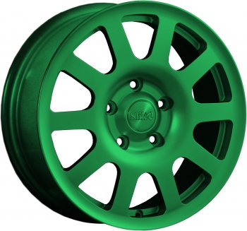 Кованый диск Slik Sport 6.5x16 (Зеленый) Honda Insight ZE4 седан (2018-2022) 5x114.3xDIA64.1xET45.0