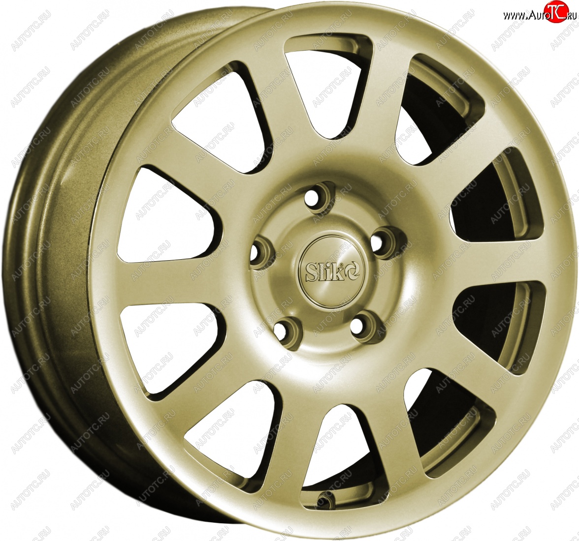 18 999 р. Кованый диск Slik Sport 6.5x16 (Металлик золотой)   (Цвет: Металлик золотой)  с доставкой в г. Пермь